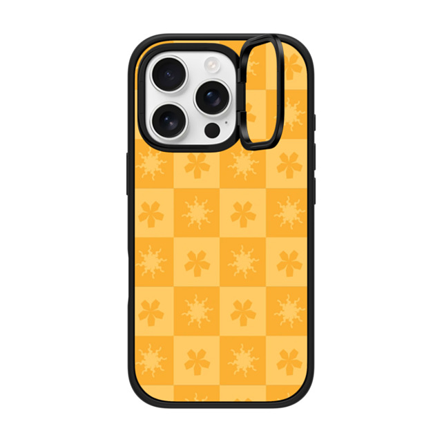 CASETiFY iPhone 16 Pro Case Matte Black インパクトリングスタンドケース MagSafe対応 Sun or Flower casetify_artist CASETiFY iPhone 16 Pro Case Matte Black インパクトリングスタンドケース MagSafe対応 Sun or Flower casetify_artist