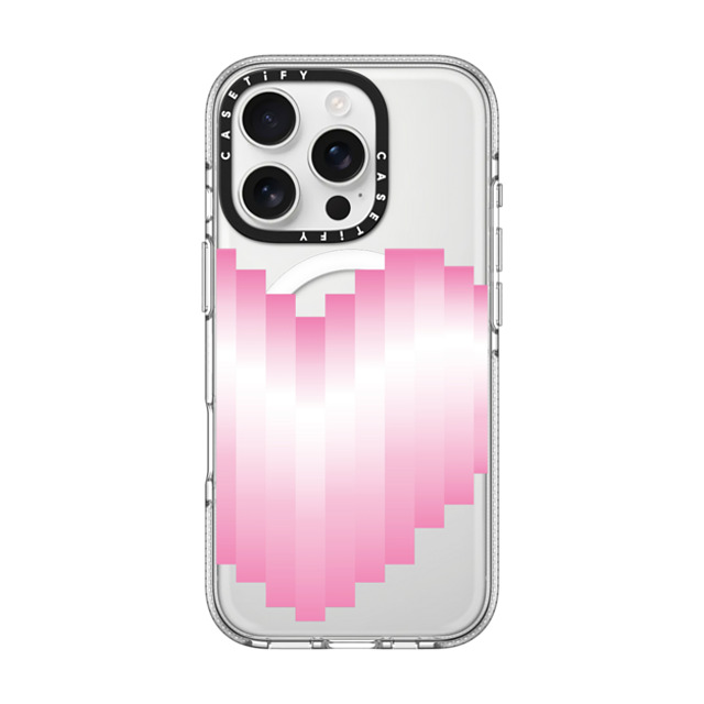 CASETiFY iPhone 16 Pro ケース クリア クリア ケース MagSafe対応 Heart Heart 8-beat Heart Back to School CASETiFY iPhone 16 Pro ケース クリア クリア ケース MagSafe対応 Heart Heart 8-beat Heart Back to School