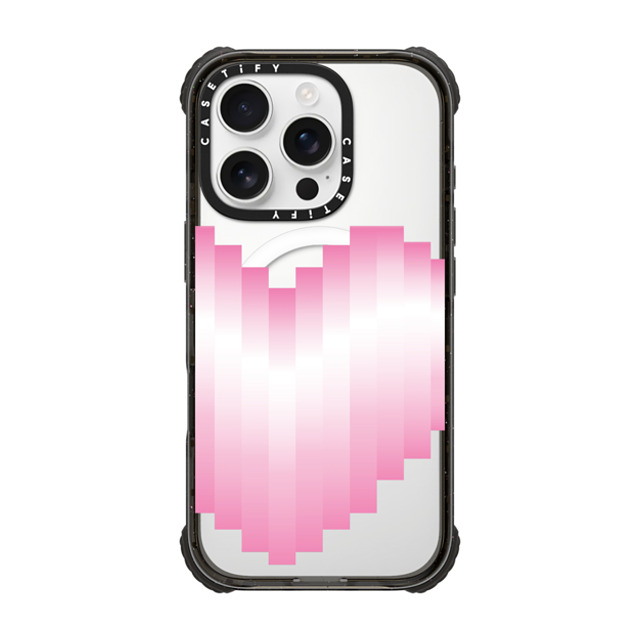 CASETiFY iPhone 16 Pro Case Black ウルトラ インパクトケース MagSafe 対応 Heart Heart 8-beat Heart Father's Day CASETiFY iPhone 16 Pro Case Black ウルトラ インパクトケース MagSafe 対応 Heart Heart 8-beat Heart Father's Day