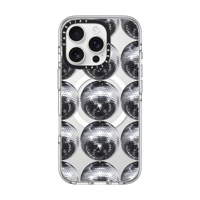 CASETiFY iPhone 16 Pro ケース クリア クリア ケース MagSafe対応 Monochrome,Y2K Monochrome,Y2K Disco Grid Back to School CASETiFY iPhone 16 Pro ケース クリア クリア ケース MagSafe対応 Monochrome,Y2K Monochrome,Y2K Disco Grid Back to School