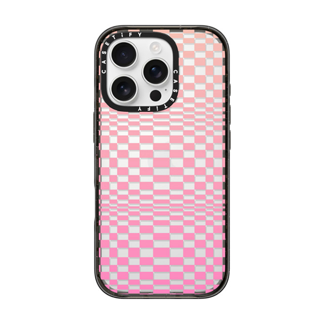 CASETiFY iPhone 16 Pro ケース ブラック インパクトケース Checkered,Pastel Checkered,Pastel Sunset Delulu Father's Day CASETiFY iPhone 16 Pro ケース ブラック インパクトケース Checkered,Pastel Checkered,Pastel Sunset Delulu Father's Day