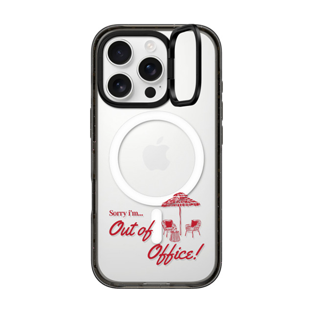 CASETiFY iPhone 16 Pro Case Black インパクトリングスタンドケース MagSafe対応 OOO Message casetify_artist CASETiFY iPhone 16 Pro Case Black インパクトリングスタンドケース MagSafe対応 OOO Message casetify_artist