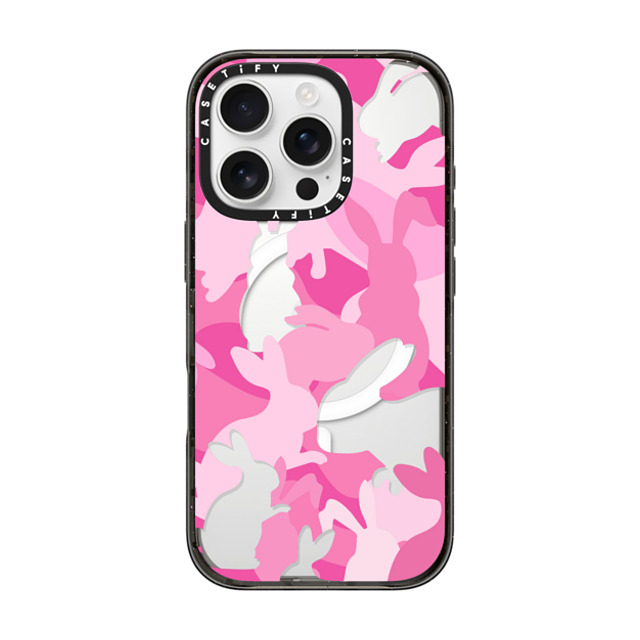 CASETiFY iPhone 16 Pro Case Black Impact Case MagSafe Compatible Bunny Bunny Bunny Camo Father's Day CASETiFY iPhone 16 Pro Case Black Impact Case MagSafe Compatible Bunny Bunny Bunny Camo Father's Day