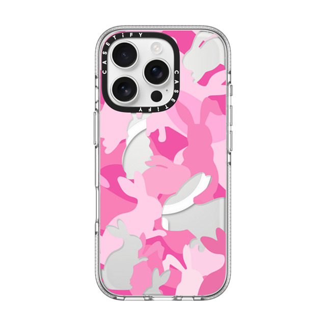 CASETiFY iPhone 16 Pro Case Clear Clear Case MagSafe Compatible Bunny Bunny Bunny Camo Father's Day CASETiFY iPhone 16 Pro Case Clear Clear Case MagSafe Compatible Bunny Bunny Bunny Camo Father's Day