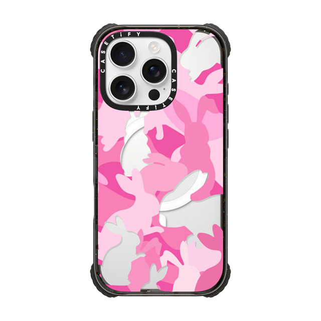 CASETiFY iPhone 16 Pro Case Black ウルトラ インパクトケース MagSafe 対応 Bunny Bunny Bunny Camo Mother's Day CASETiFY iPhone 16 Pro Case Black ウルトラ インパクトケース MagSafe 対応 Bunny Bunny Bunny Camo Mother's Day