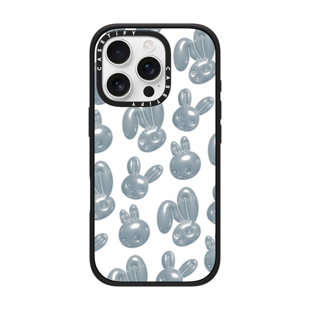 CASETiFY iPhone 16 Pro ケース マットブラック インパクトケース MagSafe対応 Pixelated Bunny casetify_artist Father's Day CASETiFY iPhone 16 Pro ケース マットブラック インパクトケース MagSafe対応 Pixelated Bunny casetify_artist Father's Day