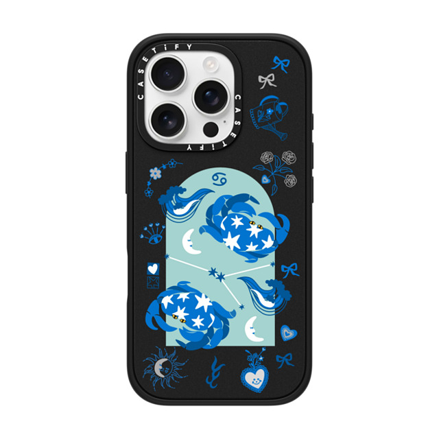 CASETiFY iPhone 16 Pro ケース マットブラック インパクトケース MagSafe対応 Cancer casetify_artist Father's Day CASETiFY iPhone 16 Pro ケース マットブラック インパクトケース MagSafe対応 Cancer casetify_artist Father's Day