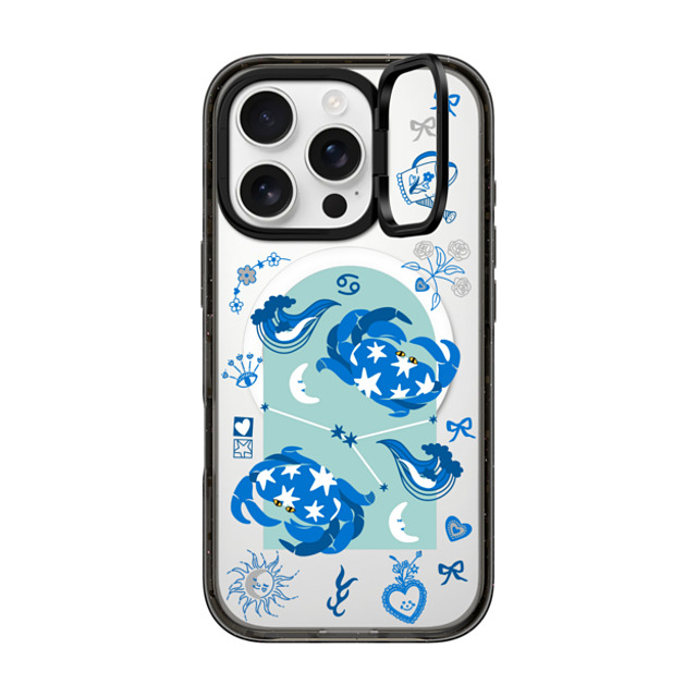 CASETiFY iPhone 16 Pro Case Black インパクトリングスタンドケース MagSafe対応 Cancer casetify_artist Father's Day CASETiFY iPhone 16 Pro Case Black インパクトリングスタンドケース MagSafe対応 Cancer casetify_artist Father's Day
