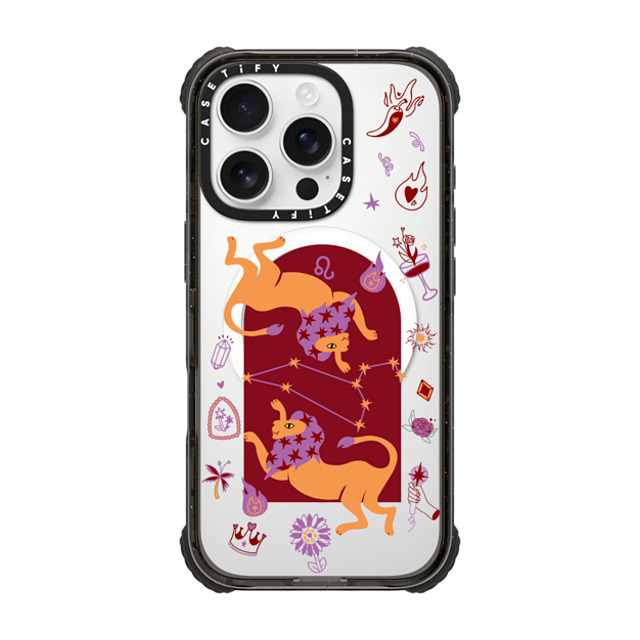 CASETiFY iPhone 16 Pro ケース ブラック ウルトラ インパクトケース MagSafe 対応 Leo casetify_artist Father's Day CASETiFY iPhone 16 Pro ケース ブラック ウルトラ インパクトケース MagSafe 対応 Leo casetify_artist Father's Day