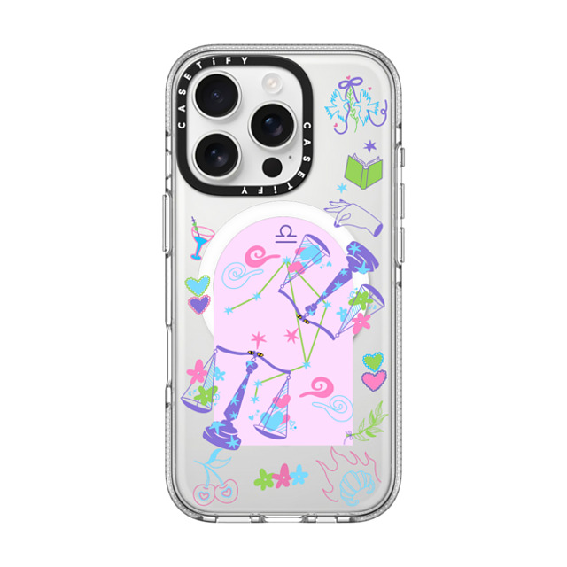 CASETiFY iPhone 16 Pro ケース クリア クリア ケース MagSafe対応 Libra casetify_artist Father's Day CASETiFY iPhone 16 Pro ケース クリア クリア ケース MagSafe対応 Libra casetify_artist Father's Day