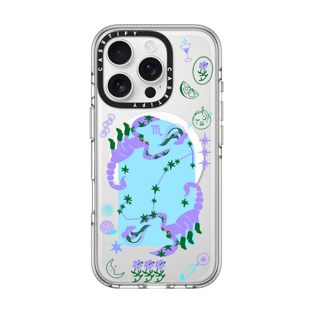 CASETiFY iPhone 16 Pro ケース クリア クリア ケース MagSafe対応 Scorpio casetify_artist Father's Day CASETiFY iPhone 16 Pro ケース クリア クリア ケース MagSafe対応 Scorpio casetify_artist Father's Day