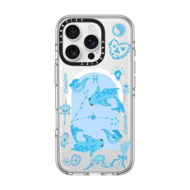CASETiFY iPhone 16 Pro ケース クリア クリア ケース MagSafe対応 Pisces casetify_artist Father's Day CASETiFY iPhone 16 Pro ケース クリア クリア ケース MagSafe対応 Pisces casetify_artist Father's Day