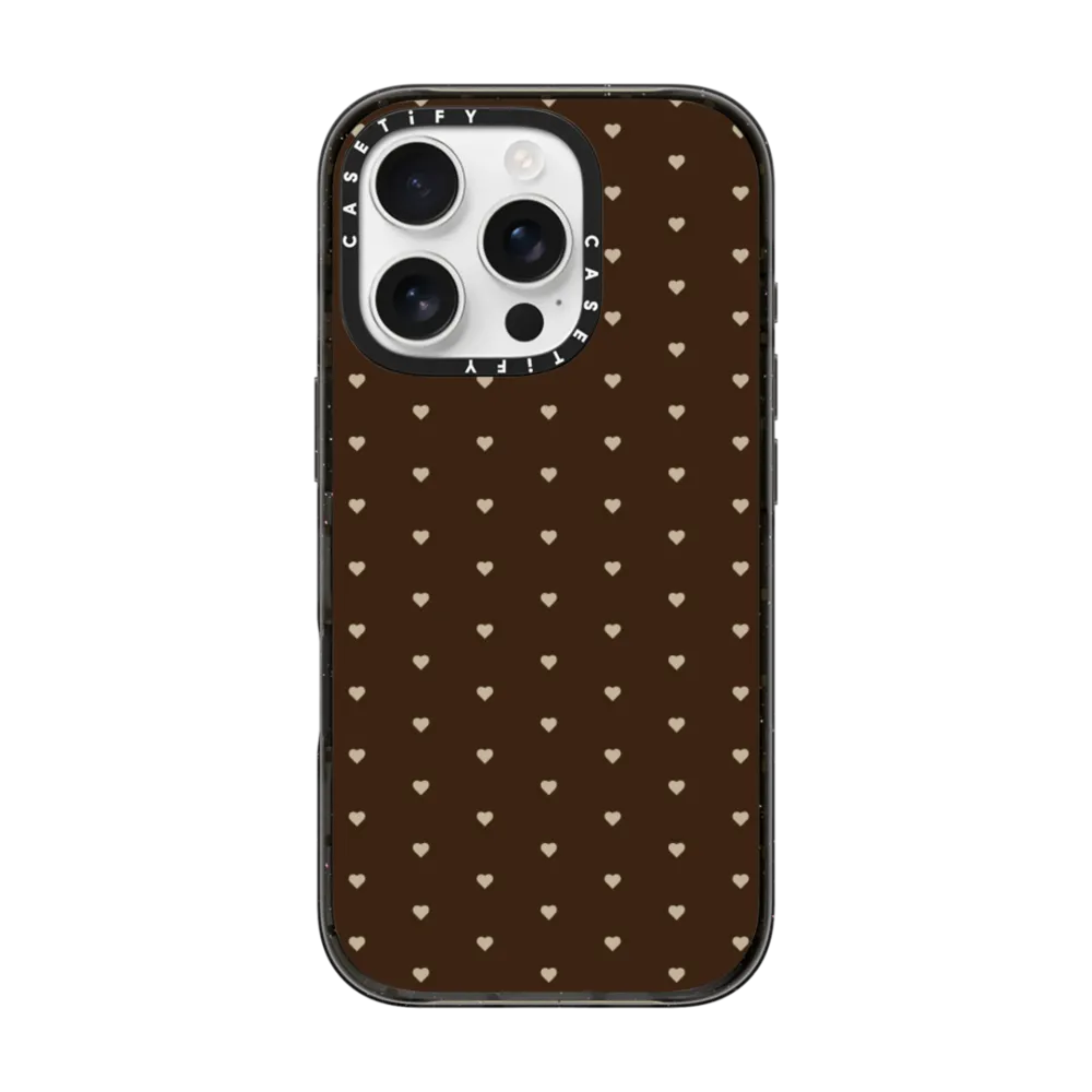 Impact iPhone 16 Pro Case MagSafe Compatible - Choco Dots