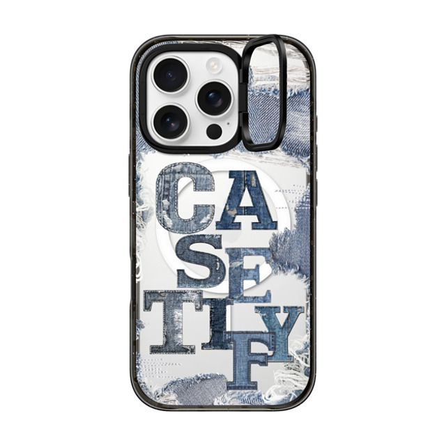 CASETiFY iPhone 16 Pro ケース ブラック インパクトリングスタンドケース MagSafe対応 Pieced Identity Case casetify_artist Father's Day CASETiFY iPhone 16 Pro ケース ブラック インパクトリングスタンドケース MagSafe対応 Pieced Identity Case casetify_artist Father's Day