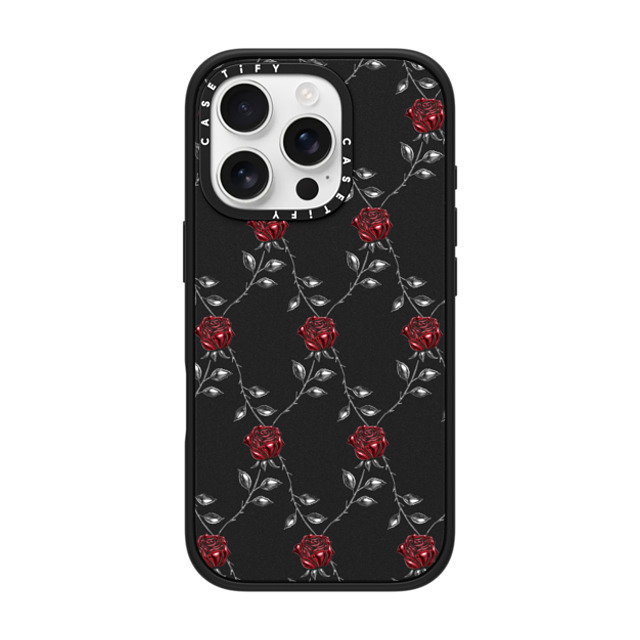 CASETiFY iPhone 16 Pro Case Matte Black Impact Case MagSafe Compatible Metallic Rose casetify_artist Back to School CASETiFY iPhone 16 Pro Case Matte Black Impact Case MagSafe Compatible Metallic Rose casetify_artist Back to School