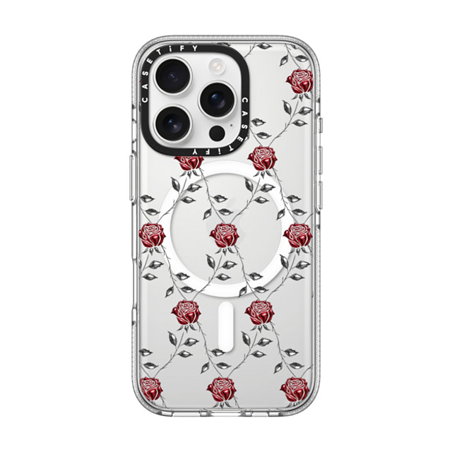 CASETiFY iPhone 16 Pro Case クリア クリア ケース MagSafe対応 Metallic Rose casetify_artist Back to School CASETiFY iPhone 16 Pro Case クリア クリア ケース MagSafe対応 Metallic Rose casetify_artist Back to School