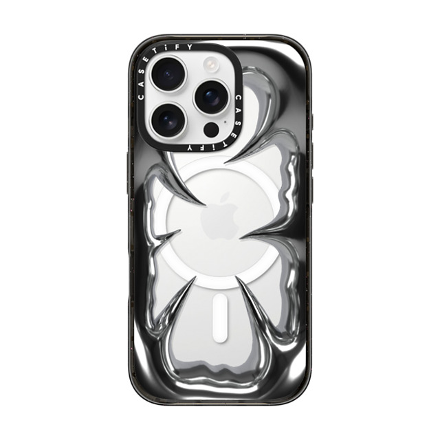 CASETiFY iPhone 16 Pro ケース ブラック インパクトケース MagSafe対応 Metal Crush Frame casetify_artist Back to School CASETiFY iPhone 16 Pro ケース ブラック インパクトケース MagSafe対応 Metal Crush Frame casetify_artist Back to School