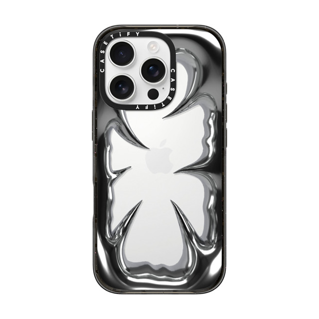 CASETiFY iPhone 16 Pro ケース ブラック インパクトケース Metal Crush Frame casetify_artist Back to School CASETiFY iPhone 16 Pro ケース ブラック インパクトケース Metal Crush Frame casetify_artist Back to School