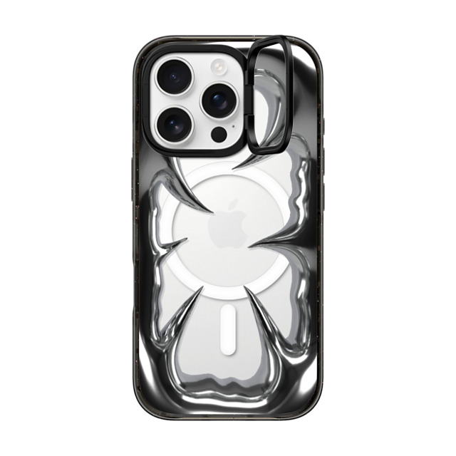 CASETiFY iPhone 16 Pro Case Black インパクトリングスタンドケース MagSafe対応 Metal Crush Frame casetify_artist Back to School CASETiFY iPhone 16 Pro Case Black インパクトリングスタンドケース MagSafe対応 Metal Crush Frame casetify_artist Back to School