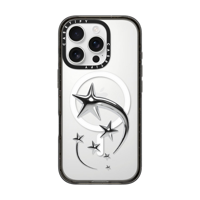 CASETiFY iPhone 16 Pro Case Black Impact Case MagSafe Compatible Metallic Star casetify_artist Back to School CASETiFY iPhone 16 Pro Case Black Impact Case MagSafe Compatible Metallic Star casetify_artist Back to School