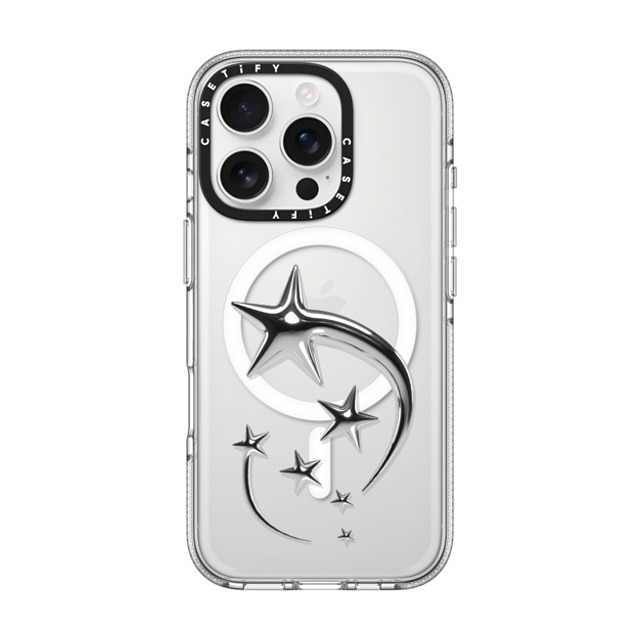 CASETiFY iPhone 16 Pro Case クリア クリア ケース MagSafe対応 Metallic Star casetify_artist Back to School CASETiFY iPhone 16 Pro Case クリア クリア ケース MagSafe対応 Metallic Star casetify_artist Back to School