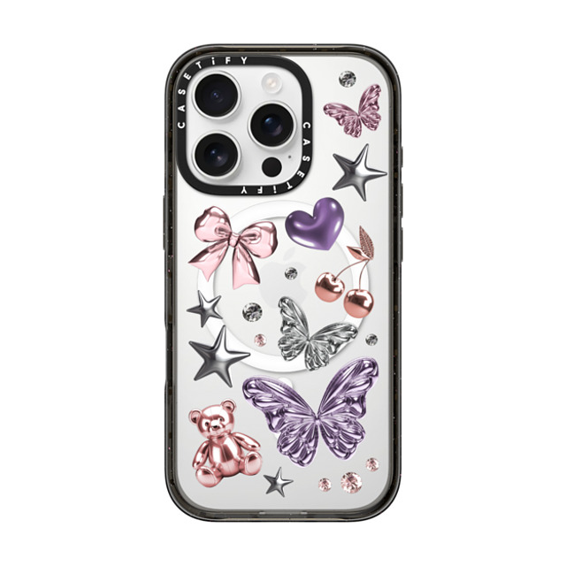 CASETiFY iPhone 16 Pro Case Black Impact Case MagSafe Compatible Metallic Dream casetify_artist Back to School CASETiFY iPhone 16 Pro Case Black Impact Case MagSafe Compatible Metallic Dream casetify_artist Back to School