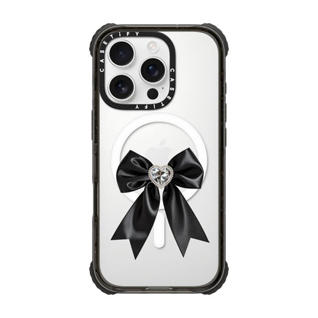 CASETiFY iPhone 16 Pro Case Black ウルトラ インパクトケース MagSafe 対応 Black Satin Ribbon casetify_artist Back to School CASETiFY iPhone 16 Pro Case Black ウルトラ インパクトケース MagSafe 対応 Black Satin Ribbon casetify_artist Back to School