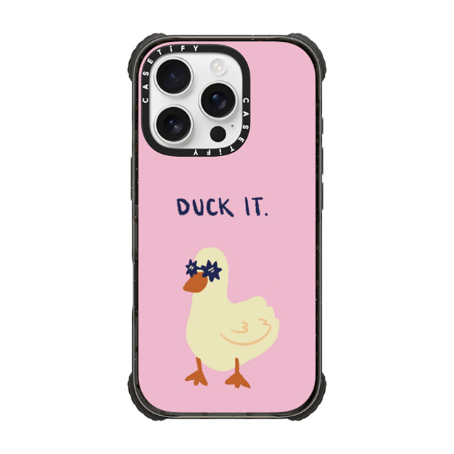 CASETiFY iPhone 16 Pro ケース ブラック ウルトラ インパクトケース MagSafe 対応 Animal アニマル Duck it New iPhone CASETiFY iPhone 16 Pro ケース ブラック ウルトラ インパクトケース MagSafe 対応 Animal アニマル Duck it New iPhone
