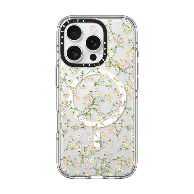 CASETiFY iPhone 16 Pro ケース クリア クリア ケース MagSafe対応 Floral フローラル Pressed Flowers - Dainty Back to School CASETiFY iPhone 16 Pro ケース クリア クリア ケース MagSafe対応 Floral フローラル Pressed Flowers - Dainty Back to School