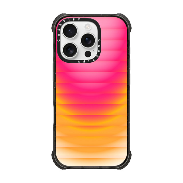 CASETiFY iPhone 16 Pro ケース ブラック ウルトラ インパクトケース MagSafe 対応 Gradient Gradient Sunset Wave New iPhone CASETiFY iPhone 16 Pro ケース ブラック ウルトラ インパクトケース MagSafe 対応 Gradient Gradient Sunset Wave New iPhone
