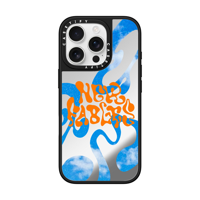 CASETiFY iPhone 16 Pro Case Silver on Black ミラーケース MagSafe対応 Cloud,Quote Cloud,Quote,Street Art New Fables Mother's Day CASETiFY iPhone 16 Pro Case Silver on Black ミラーケース MagSafe対応 Cloud,Quote Cloud,Quote,Street Art New Fables Mother's Day
