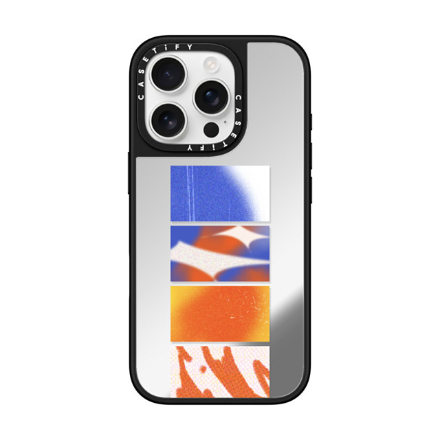 CASETiFY iPhone 16 Pro Case Silver on Black ミラーケース MagSafe対応 Polaroid,Abstract Polaroid,Abstract Lost Film Strip Mother's Day CASETiFY iPhone 16 Pro Case Silver on Black ミラーケース MagSafe対応 Polaroid,Abstract Polaroid,Abstract Lost Film Strip Mother's Day