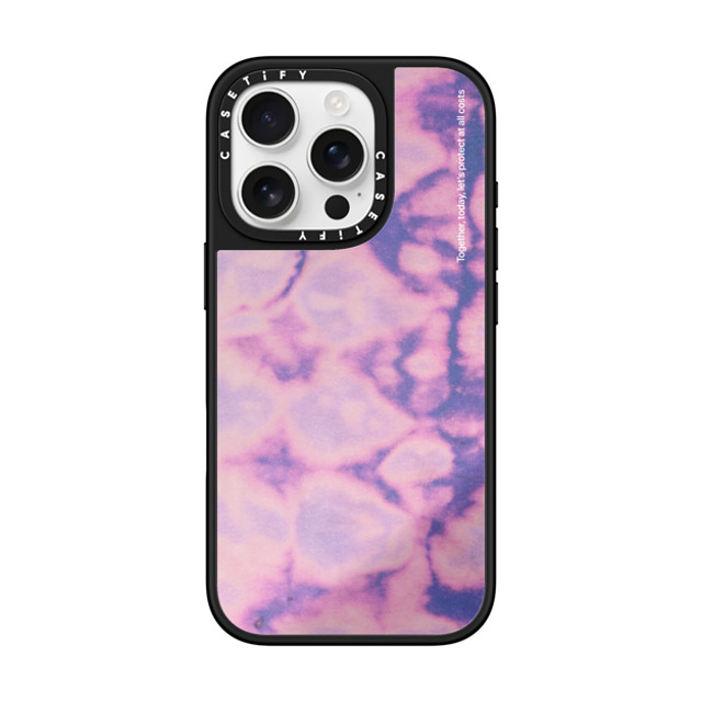 CASETiFY iPhone 16 Pro ケース Silver on Black ミラーケース MagSafe対応 Abstract Abstract Lilac Purple Dye Father's Day CASETiFY iPhone 16 Pro ケース Silver on Black ミラーケース MagSafe対応 Abstract Abstract Lilac Purple Dye Father's Day
