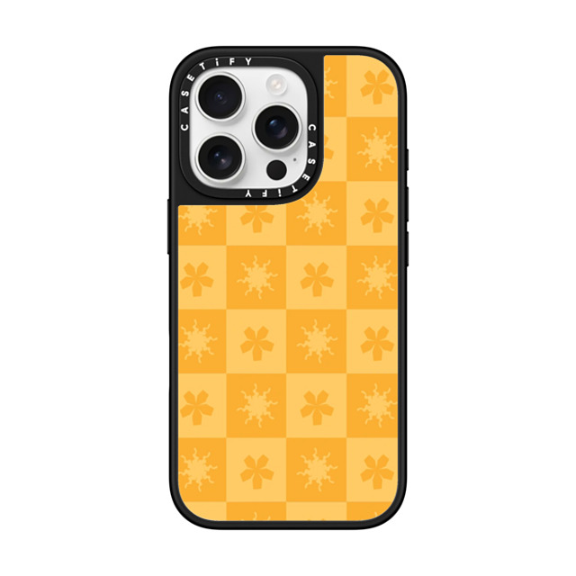 CASETiFY iPhone 16 Pro Case Silver on Black ミラーケース MagSafe対応 Sun or Flower casetify_artist CASETiFY iPhone 16 Pro Case Silver on Black ミラーケース MagSafe対応 Sun or Flower casetify_artist