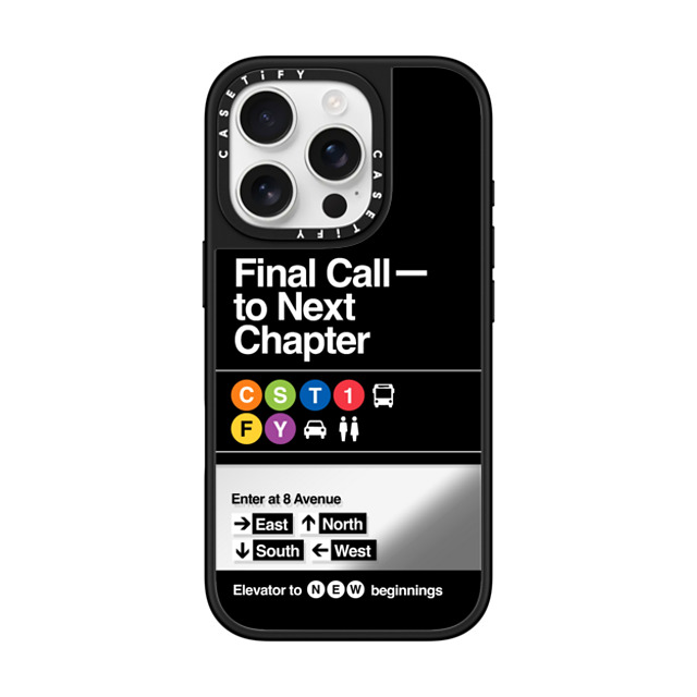 CASETiFY iPhone 16 Pro Case Silver on Black ミラーケース MagSafe対応 Pangram,Typography Pangram,Typography Final Call New iPhone CASETiFY iPhone 16 Pro Case Silver on Black ミラーケース MagSafe対応 Pangram,Typography Pangram,Typography Final Call New iPhone
