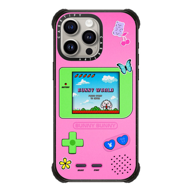 CASETiFY iPhone 15 Pro Max ケース ブラック ウルトラ インパクトケース MagSafe 対応 Bunny World casetify_artist Father's Day CASETiFY iPhone 15 Pro Max ケース ブラック ウルトラ インパクトケース MagSafe 対応 Bunny World casetify_artist Father's Day