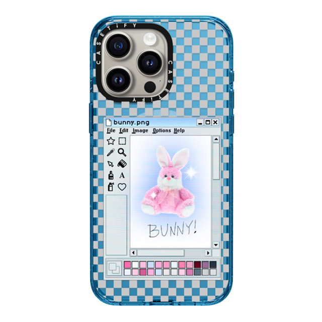 CASETiFY iPhone 15 Pro Max Case Cyan Blue Impact Case MagSafe Compatible Bunny. png casetify_artist CASETiFY iPhone 15 Pro Max Case Cyan Blue Impact Case MagSafe Compatible Bunny. png casetify_artist