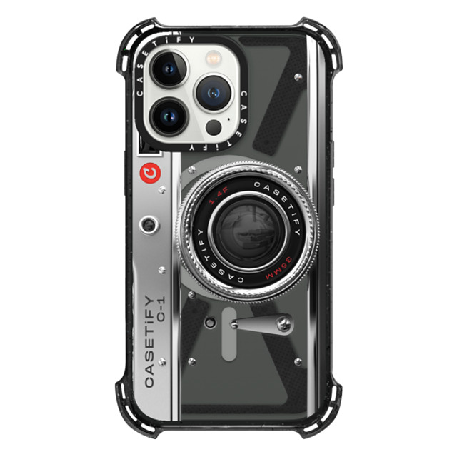 CASETiFY iPhone 13 Pro Case Triple Black バウンスケース カメラ Camera Case - Classic CASETiFY iPhone 13 Pro Case Triple Black バウンスケース カメラ Camera Case - Classic