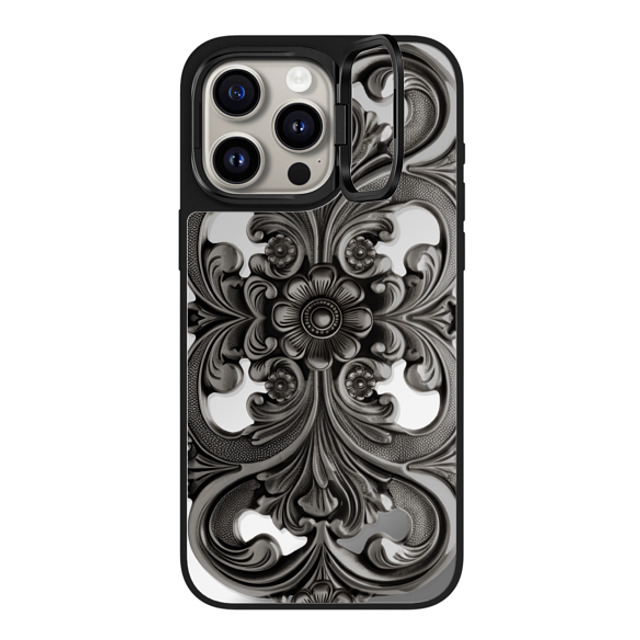 CASETiFY iPhone 15 Pro Max Case Silver on Black ミラー リングスタンドケース MagSafe対応 Fine Art Fine Art Frame Mother's Day CASETiFY iPhone 15 Pro Max Case Silver on Black ミラー リングスタンドケース MagSafe対応 Fine Art Fine Art Frame Mother's Day
