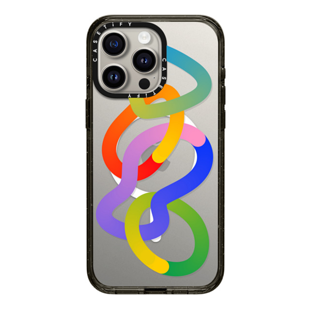 CASETiFY iPhone 15 Pro Max ケース ブラック インパクトケース MagSafe対応 Rainbow,Abstract Rainbow,Digital Art,Abstract Hula hoops Father's Day CASETiFY iPhone 15 Pro Max ケース ブラック インパクトケース MagSafe対応 Rainbow,Abstract Rainbow,Digital Art,Abstract Hula hoops Father's Day