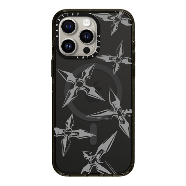 CASETiFY iPhone 15 Pro Max ケース ブラック インパクトケース MagSafe対応 Pattern,Line Art Pattern,Monochrome,Line Art Ash Shuriken Father's Day CASETiFY iPhone 15 Pro Max ケース ブラック インパクトケース MagSafe対応 Pattern,Line Art Pattern,Monochrome,Line Art Ash Shuriken Father's Day