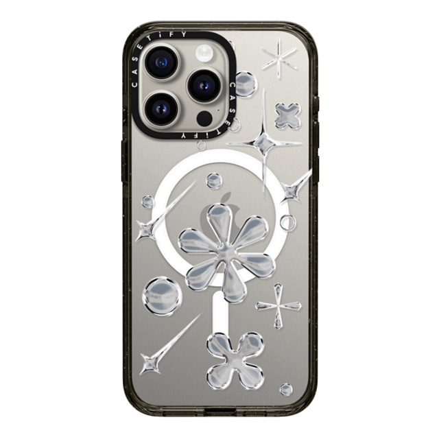 CASETiFY iPhone 15 Pro Max ケース ブラック インパクトケース MagSafe対応 Metropolitan Shine casetify_artist