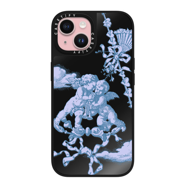 CASETiFY iPhone 15 ケース Black on Black ミラーケース MagSafe対応 Cloud Cloud At Lover's Gate Back to School CASETiFY iPhone 15 ケース Black on Black ミラーケース MagSafe対応 Cloud Cloud At Lover's Gate Back to School
