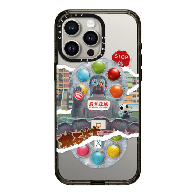 CASETiFY iPhone 15 Pro Max ケース ブラック インパクトケース MagSafe対応 HK Collage - Buddha casetify_artist