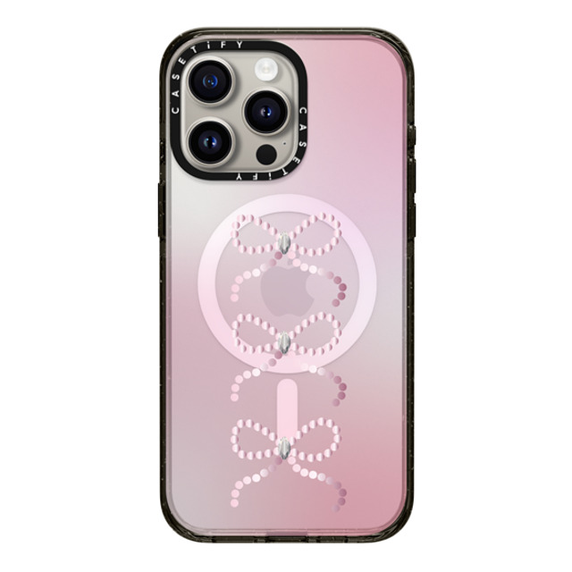 CASETiFY iPhone 15 Pro Max ケース ブラック インパクトケース MagSafe対応 Anne's Diary casetify_artist