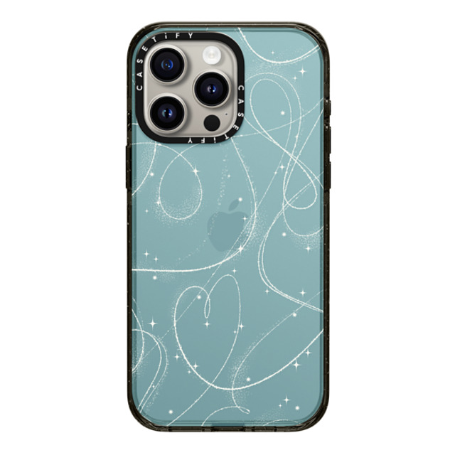 CASETiFY iPhone 15 Pro Max ケース ブラック インパクトケース Pond Skating casetify_artist