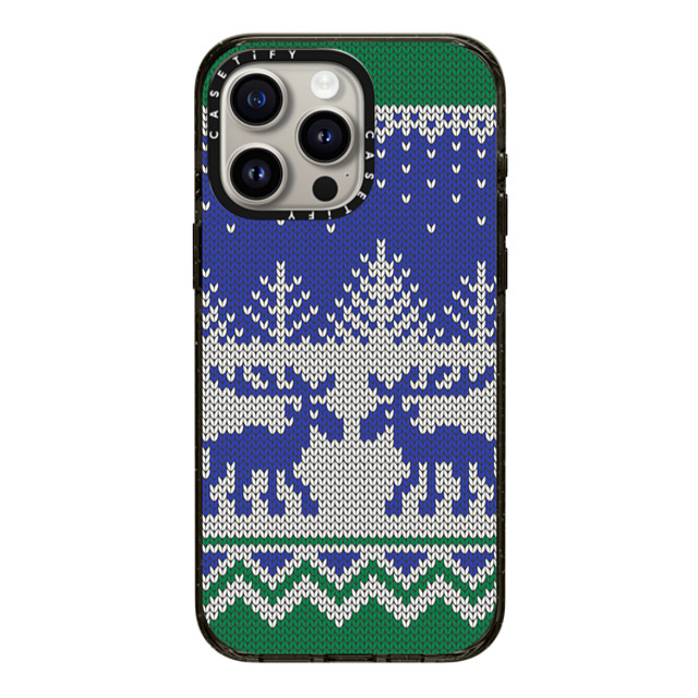 CASETiFY iPhone 15 Pro Max ケース ブラック インパクトケース Christ-Moose Sweater casetify_artist