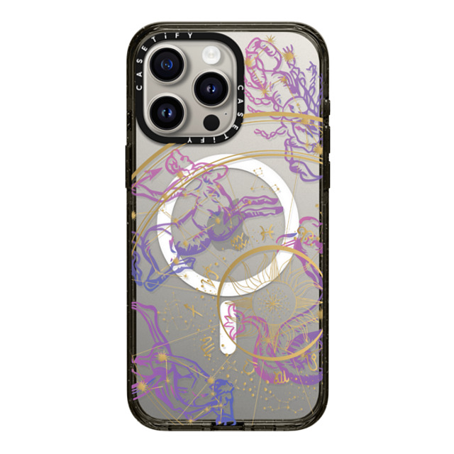 CASETiFY iPhone 15 Pro Max Case Black インパクトケース MagSafe対応 Mysterious Zodiac casetify_artist Father's Day CASETiFY iPhone 15 Pro Max Case Black インパクトケース MagSafe対応 Mysterious Zodiac casetify_artist Father's Day