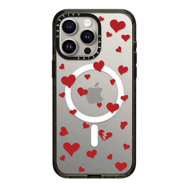 CASETiFY iPhone 15 Pro Max ケース ブラック インパクトケース MagSafe対応 Lost in Love casetify_artist