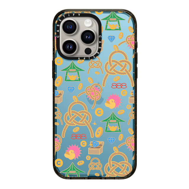 CASETiFY iPhone 15 Pro Max ケース ブラック インパクトケース FU GUI Case casetify_artist